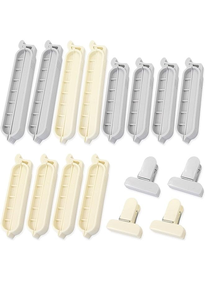 BangBoom Pcs Bag Sealer Clips Sticks Chips 3 Sizes, 2 Colors Strong Grip Food Clip Fresh-Keeping Moisture-Proof Snack Clip Bag Sealing Clips For Kitchen Home Storage (16)  - Image 1