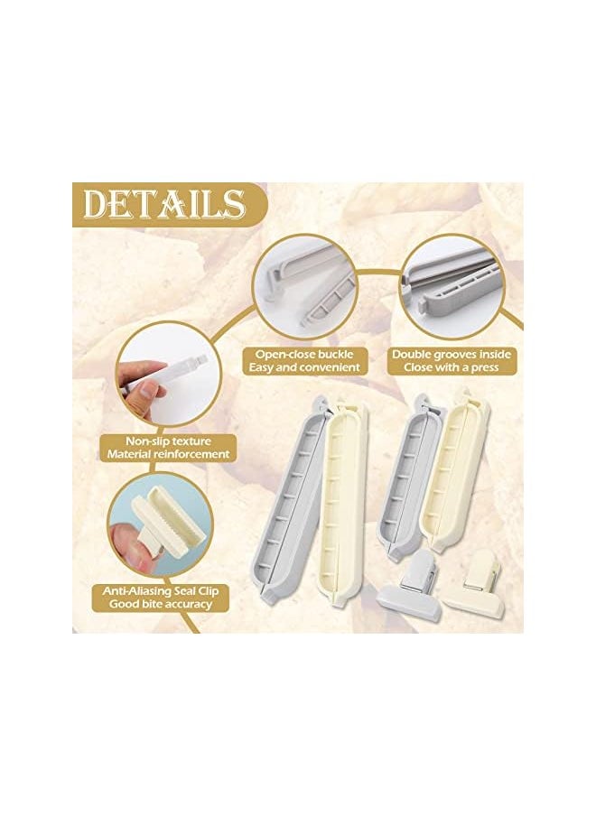 BangBoom Pcs Bag Sealer Clips Sticks Chips 3 Sizes, 2 Colors Strong Grip Food Clip Fresh-Keeping Moisture-Proof Snack Clip Bag Sealing Clips For Kitchen Home Storage (16)  - Image 5