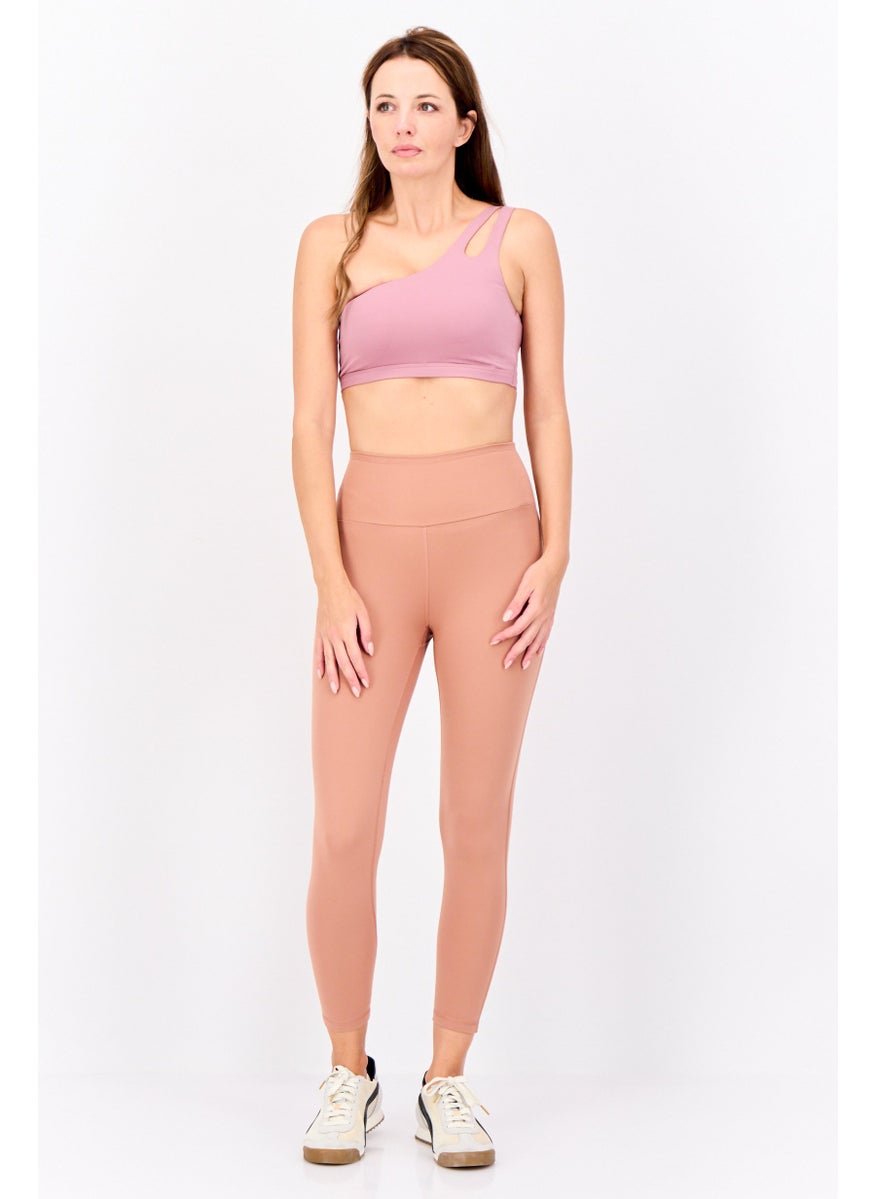 Adidas Women Sportswear High Waist Yoga Leggings, Tan  - Image 4
