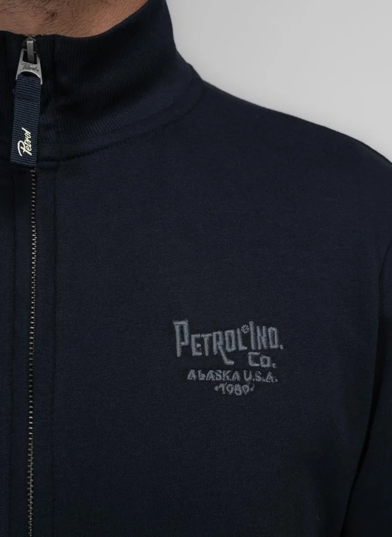 Petrol Industries Men Sweater Collar Zip
