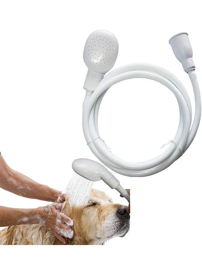 1pc Faucet Washing Hair Shower Pet Cat Dog Bath Faucet Sprayer, Multi-purpose Faucet, Shower Spray Head Convenient Easy Installation - Image 1