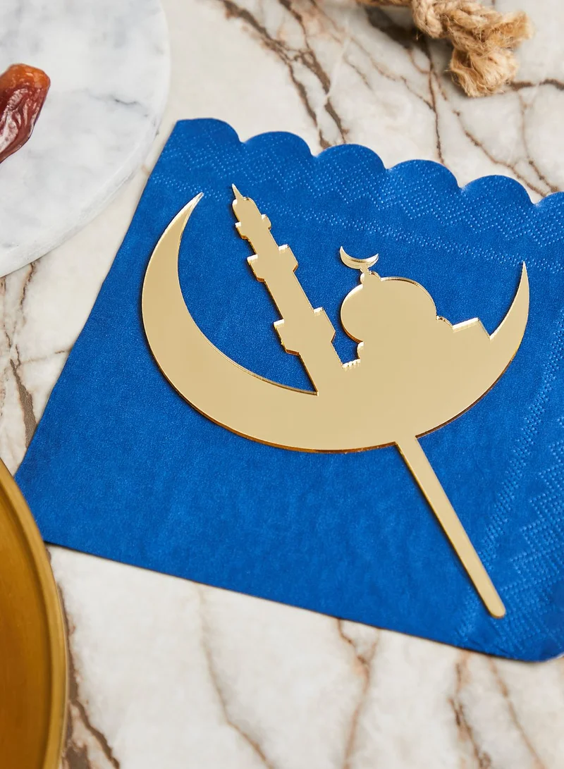 بارتي كاميل زينة كيك بشكل هلال ومسجد