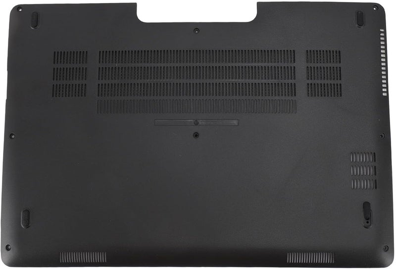 Laptop Bottom Base Cover Replacement Enclosure Lower Case with Heat Dissipation Hole for E7470, Black ABS Bottom Case Compatible with Latitude E7470 - Image 1
