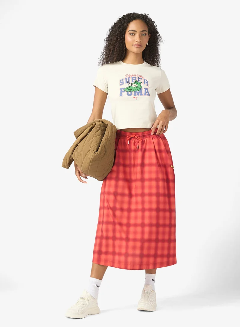 PUMA alpine snow Graphic Logo T-Shirt for Women | Best Price UAE