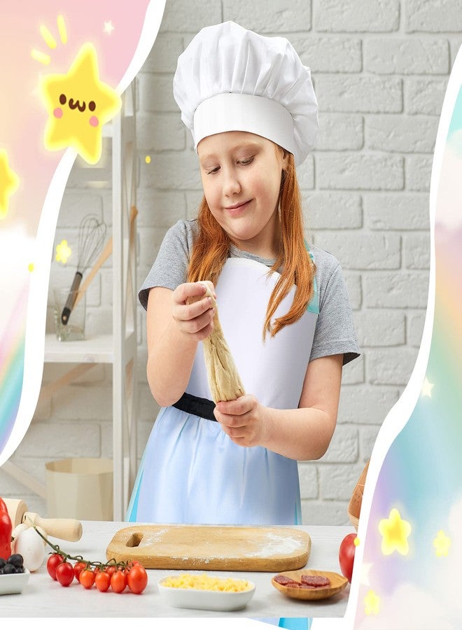 Boyiee 3 Pcs Princess Apron for Kid Children toddler reusable Colorful Apron Art Smock for Paint Cook Bake Garden(Cute) - Image 4