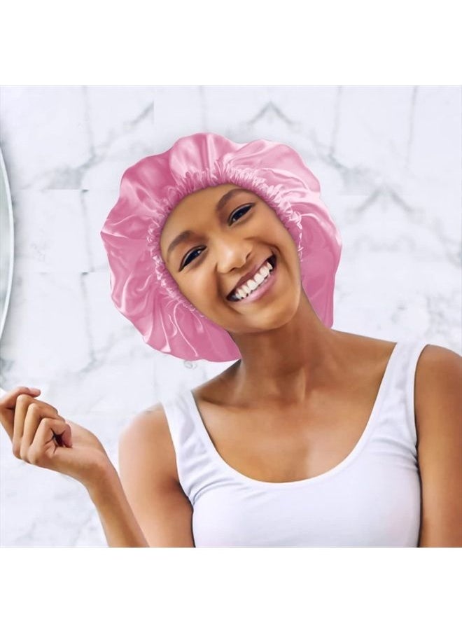 Edoneery - Satin Bonnet Silk Bonnet Hair Bonnet for Sleeping Satin Bonnet for Hair Bonnets for Women Silk Bonnet for Natural Hair - Image 1
