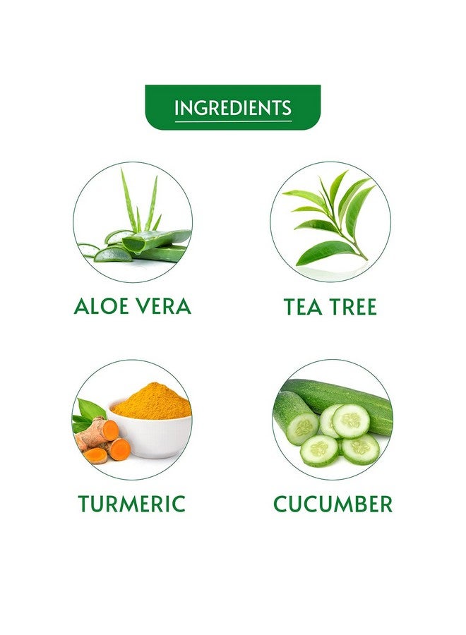 Ozone Aloe Vera Face Wash | Enriched With Aloe Vera, Cucumber, Turmeric & Tea Tree | For All Skin Type, Soft, Smooth, Refreshed & Glowing Skin | For Men & Women | 100Ml (Pack Of 3)  - Image 3