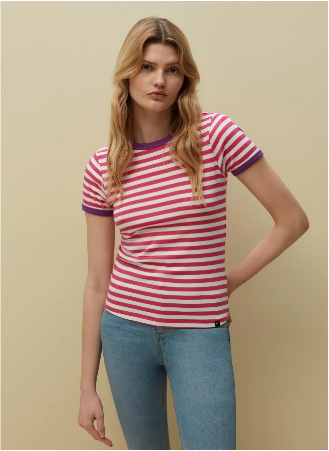 Ovs PIOMBO striped T-shirt in Supima cotton