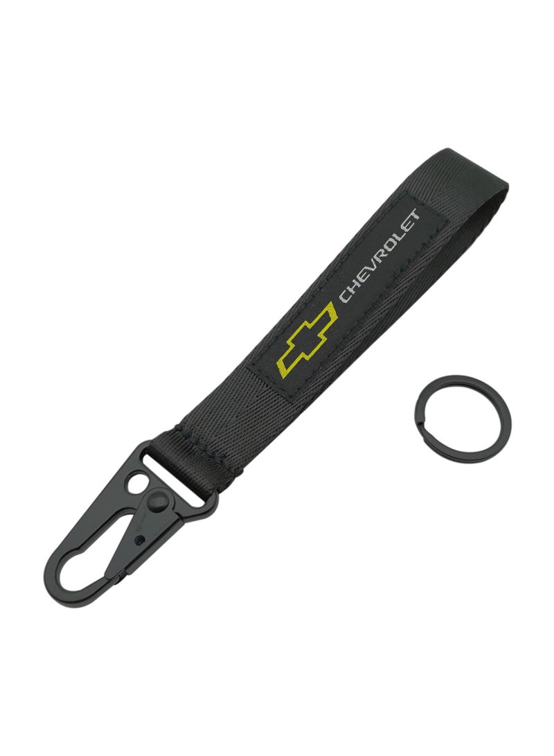 شيفروليه سلسلة مفاتيح سيارة شيفروليه، سلسلة مفاتيح منزلية، سلسلة مفاتيح بحزام من القماش - Image 2