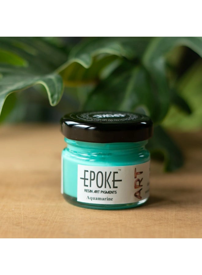 EPOKE Resin Pigment Aquamarine (Opaque) - Mini Pigment Paste -25g For Resin Art - Image 2