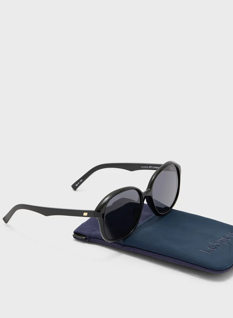 Le Specs Stupid Cupid Classic Round Sunglasses