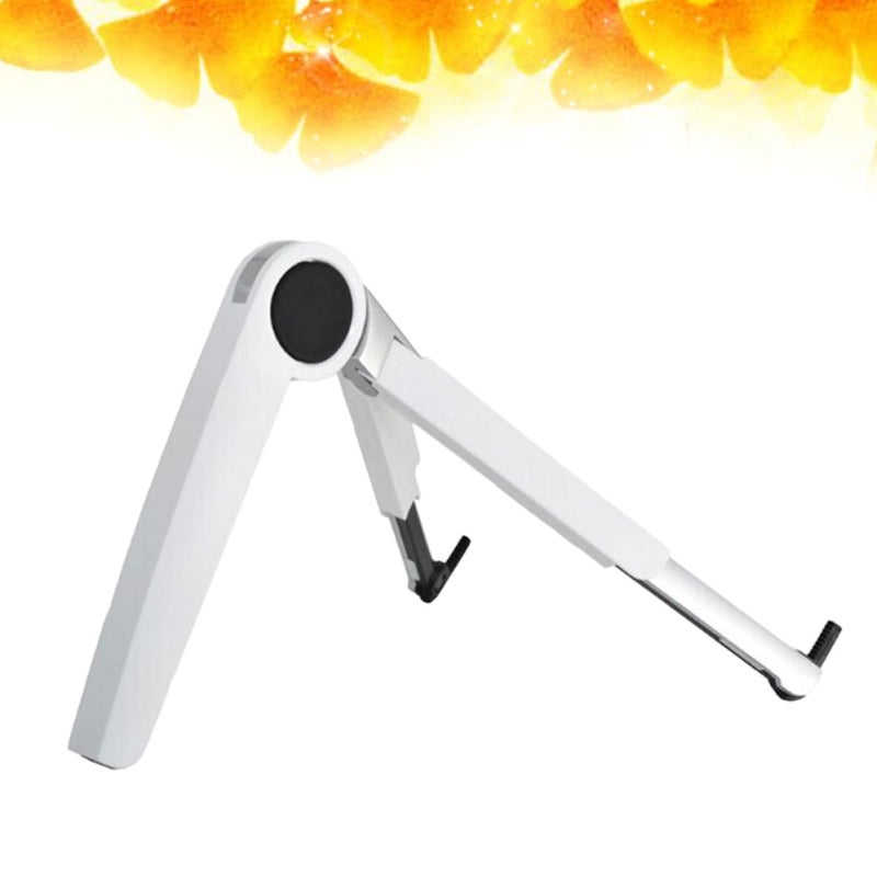 Foldable Aluminum Alloy Laptop Stand Adjustable Portable White Cooling Desk Holder - Image 5