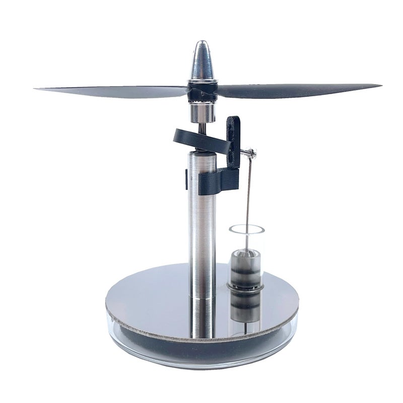 Sunnytech Mini Low Temperature Stirling Engine Motor Mechanical Skills Educational Model Black LT004 - Image 3