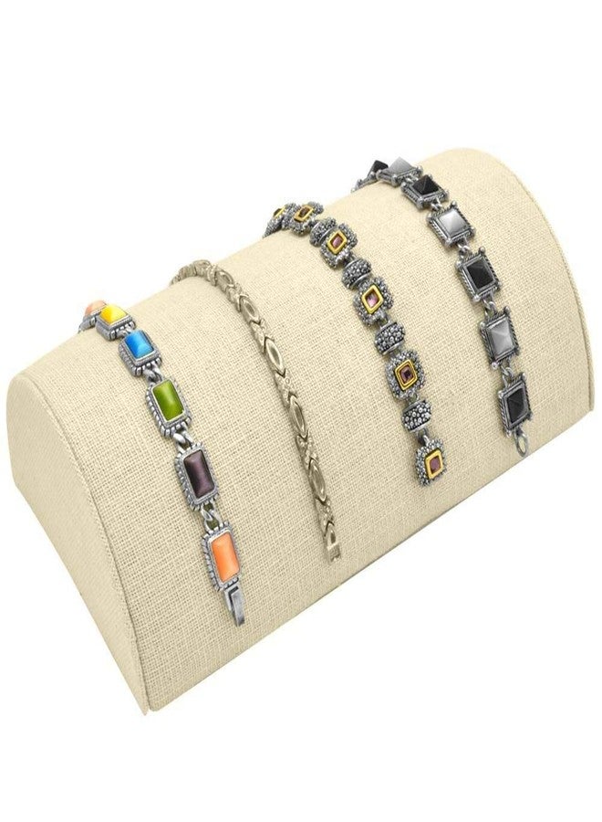 Regal Pak New Linen Large Size Bracelet Half-Moon Display 8 1/4" X 5" X 2 1/2"H - Image 2
