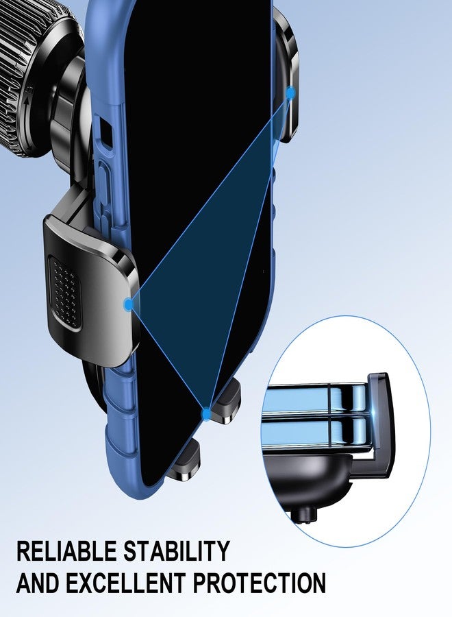 GUWEZ Phone Holder Car Mount for iPhone[Powerful Suction]Phone Mount for Car Dashboard Windshield Air Vent Universal Accessories[Thick Cases Friendly]Automobile Cell Phone Holder Fit iPhone Smartphone - Image 4