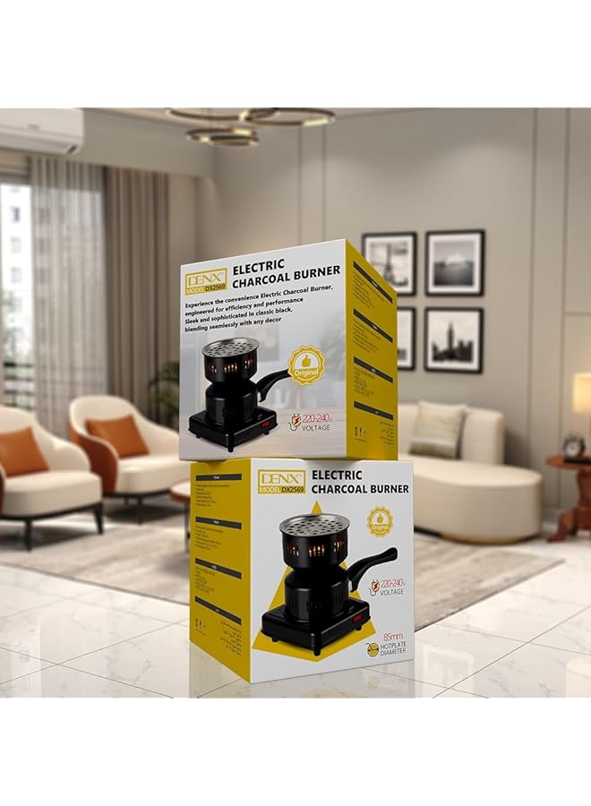 Denx 650W Electric Charcoal Fire Burner Multifunctional Fire Single Burner Electric Stove Suitable For Bbq Kettle Porcelain Coated Dx2569 - Image 3