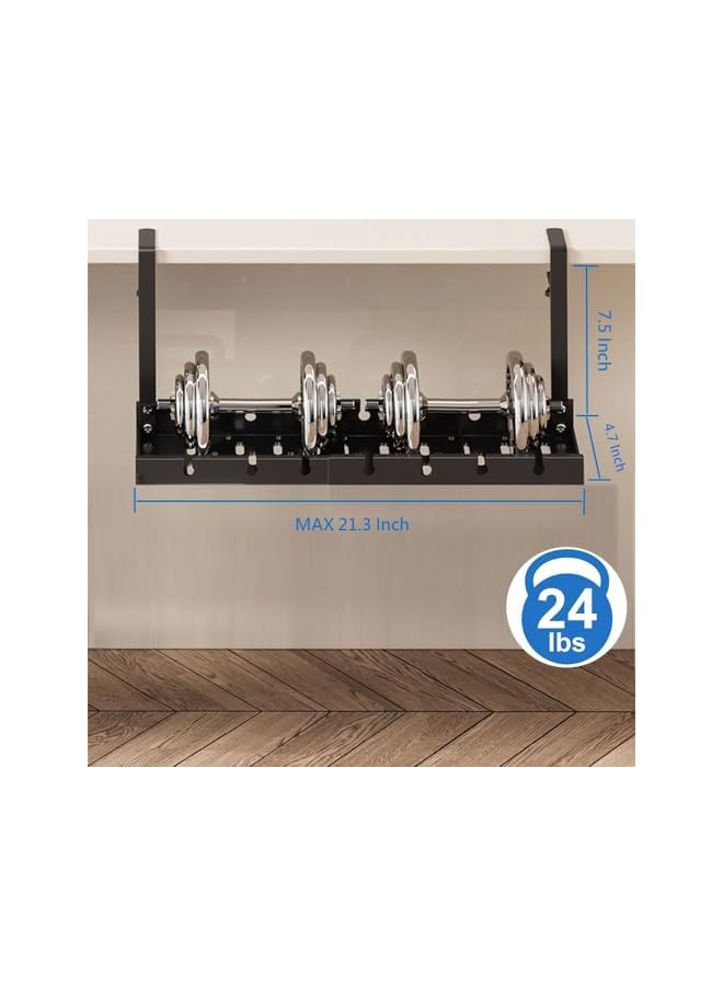 promass Extendable Under Desk Cable Management Tray No Drilling Metal Cable Management Tray Under Desk with Clamp, Retractable Power Strip Cord Holder for Wire Management (Black) - Image 5