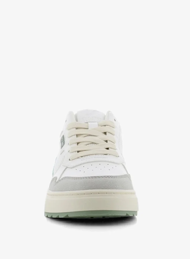 SJ Women's Textured Sneakers with Lace-Up Closure