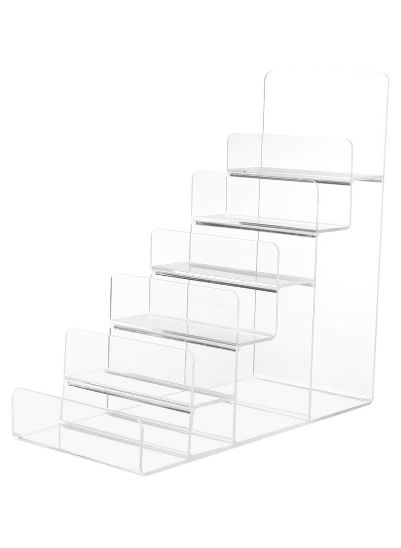 GGOOT 1Pc Purse Display Stand Acrylic Wallet Holder Jewelry Glasses Display Riser Shelf  - Image 1