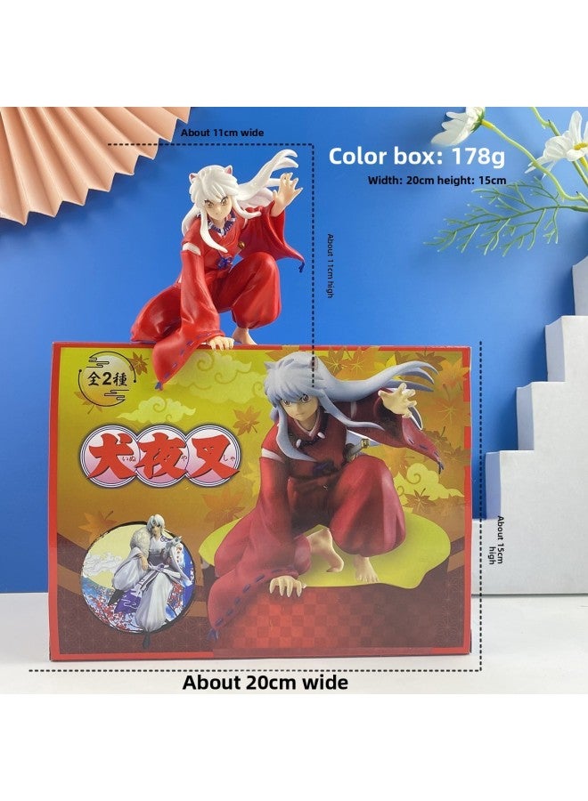 Inuyasha Sesshomaru Hand-made Blind Box Animation Peripheral Toy Doll Cup Noodles Car Cake Decoration Model