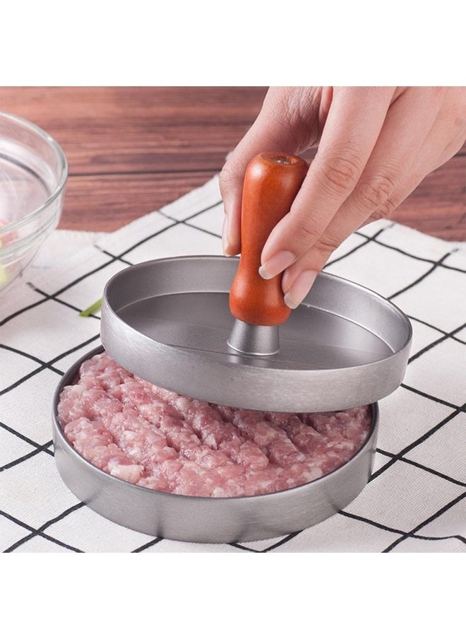 Beauenty Burger Patty Mould, Burger Patty | Detachable Handle Non Stick Hamburger Path Round Molds with 100 Sheets Oil Paper for Beef, Fish and Cooking Meatballs  - Image 5