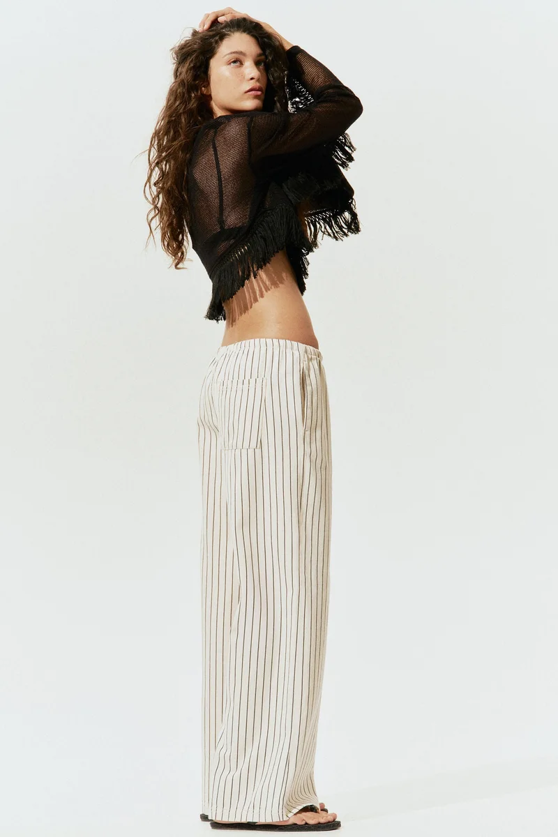 H&M Denim drawstring trousers