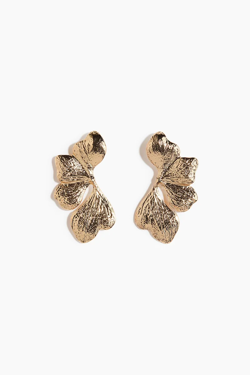 H&M Petal-shaped earrings