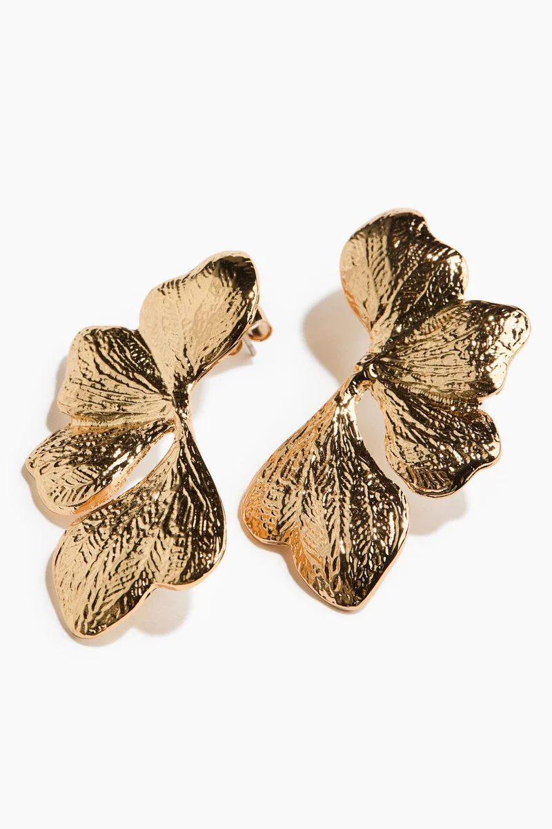 H&M Petal-shaped earrings