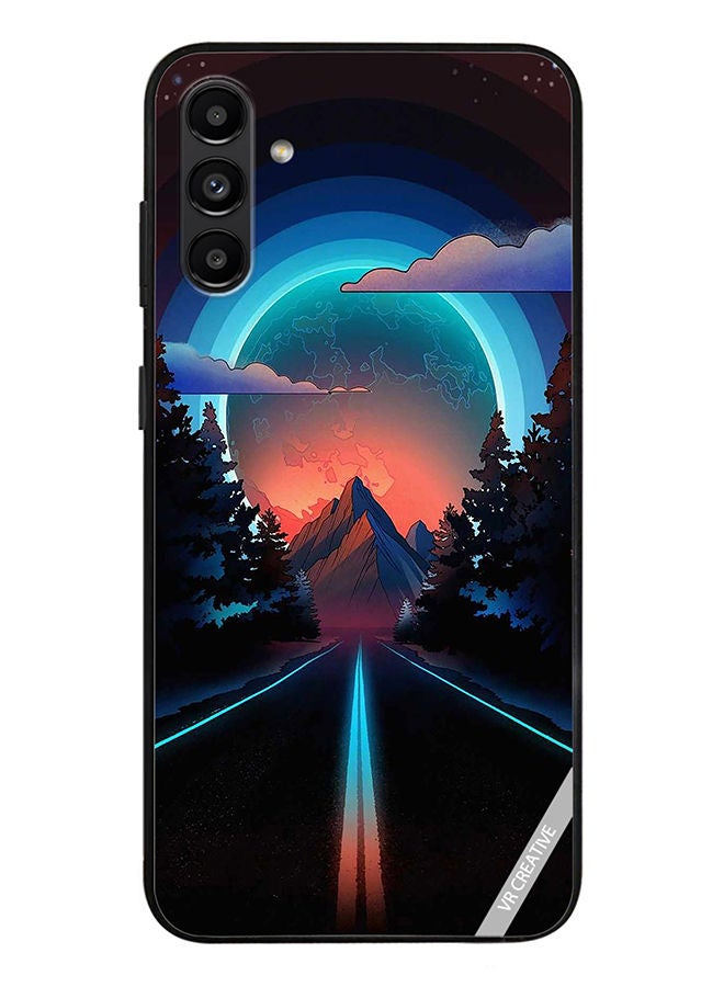 VR CREATIVE Protective Case Cover For Samsung Galaxy A13 5G Road To Paradise Design Multicolour - Image 1