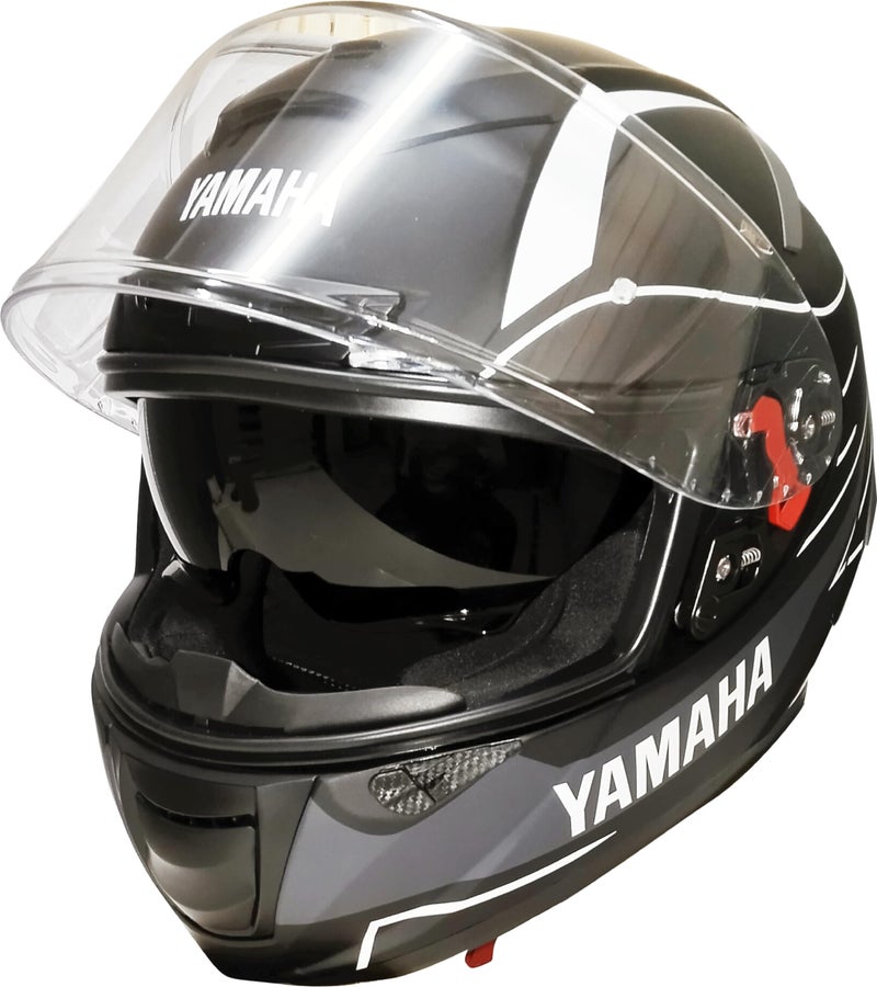 Yamaha Y4 Full Face Helmet (Matt Black, Size L) Y6ATZ1MB0L24 - Image 4