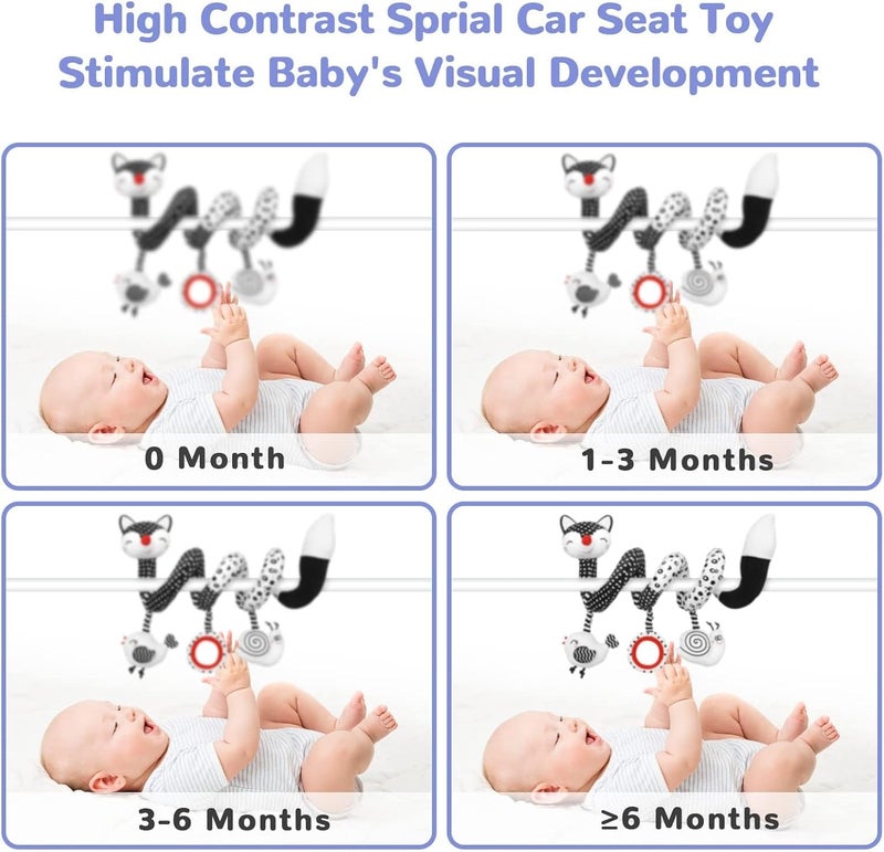 XIXILAND Euyecety Baby's Spiral Plush Toys (3/6/9/12 Months) - Image 5