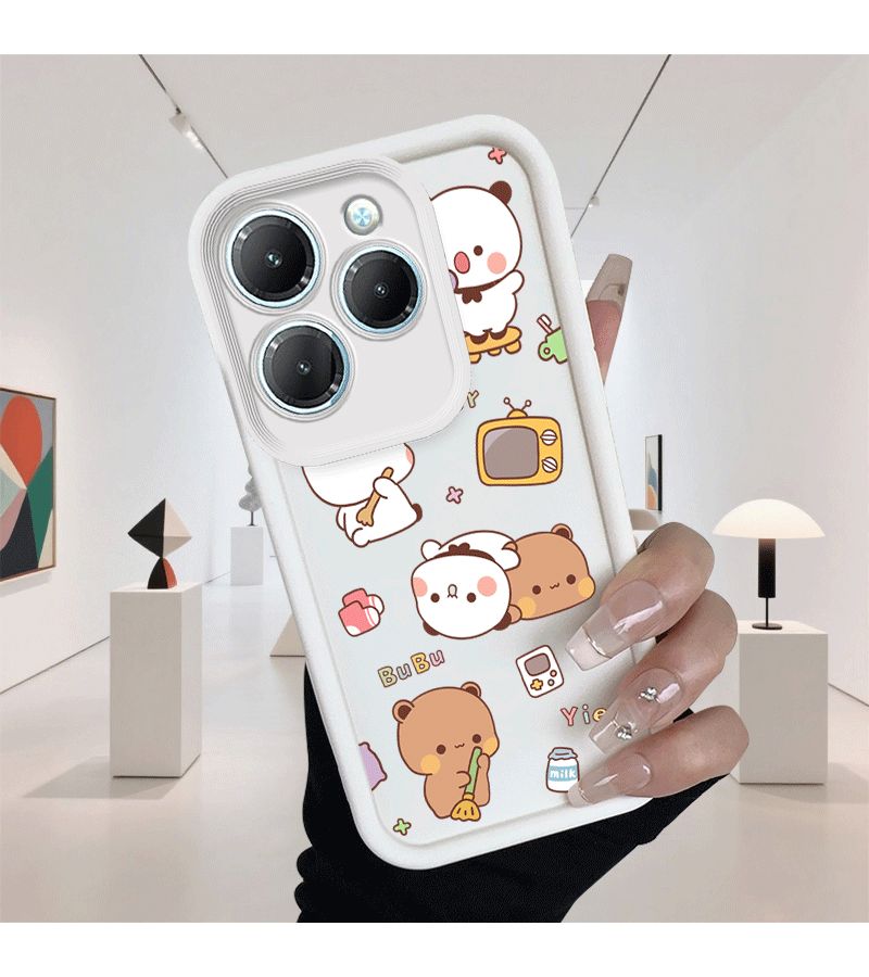 Mixed Color 2 Hot 30 Phone Case Panda Bear Design Compatible with Transsion Infinix Spark 20 Pro Plus POP 7 Pro Nova 4 Pro Smart 6 7 8 Note 30 Pro GT 10 Pro - Image 3