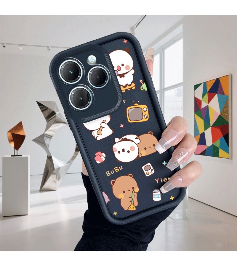 Mixed Color 2 Hot 30 Phone Case Panda Bear Design Compatible with Transsion Infinix Spark 20 Pro Plus POP 7 Pro Nova 4 Pro Smart 6 7 8 Note 30 Pro GT 10 Pro - Image 4