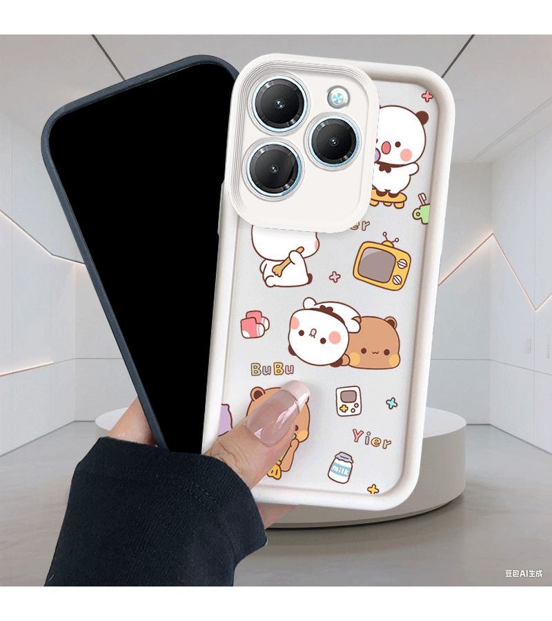 Mixed Color 2 Hot 30 Phone Case Panda Bear Design Compatible with Transsion Infinix Spark 20 Pro Plus POP 7 Pro Nova 4 Pro Smart 6 7 8 Note 30 Pro GT 10 Pro - Image 5