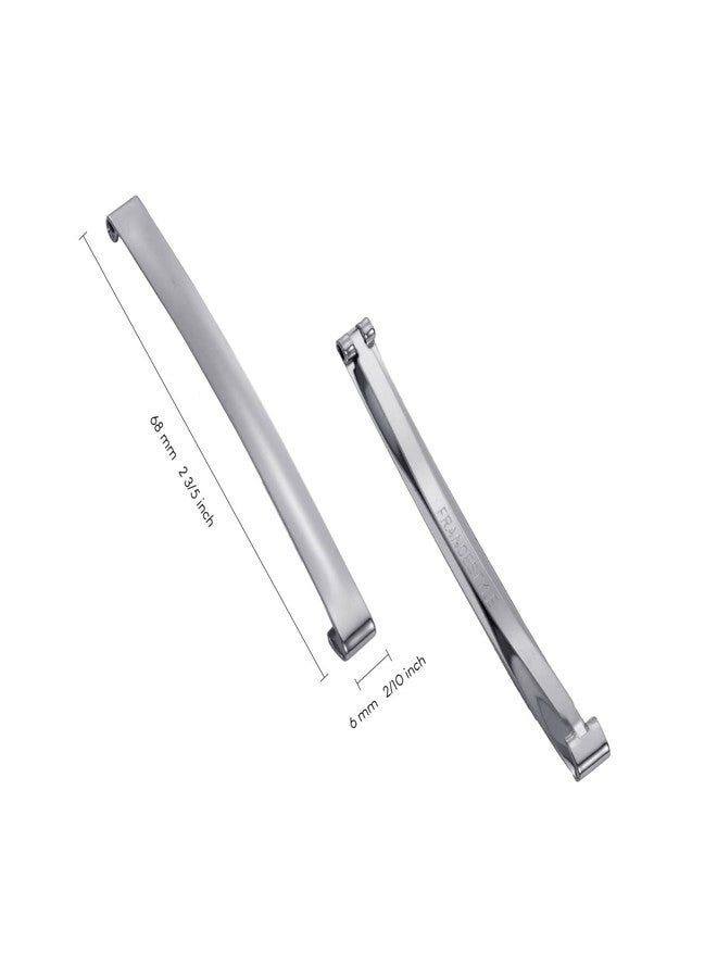 UJOY Silver Metal French Barrette Single Prong Pin 2.7'' Hair Clips DIY Craft 20 Packs, 70mm - Image 3
