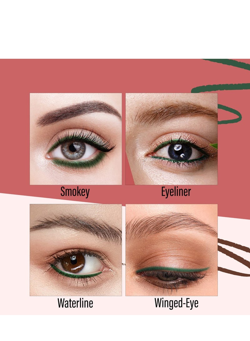 FACESCANADA Magneteyes Color Kajal - Burgundy Love 04, 0.30G | Highly Pigmented Kohl | 12 Hr Long Stay | Matte Finish | Single Stroke Glide | Water Proof | Smudge Proof | Almond Oil Enriched - Pencil - Image 5