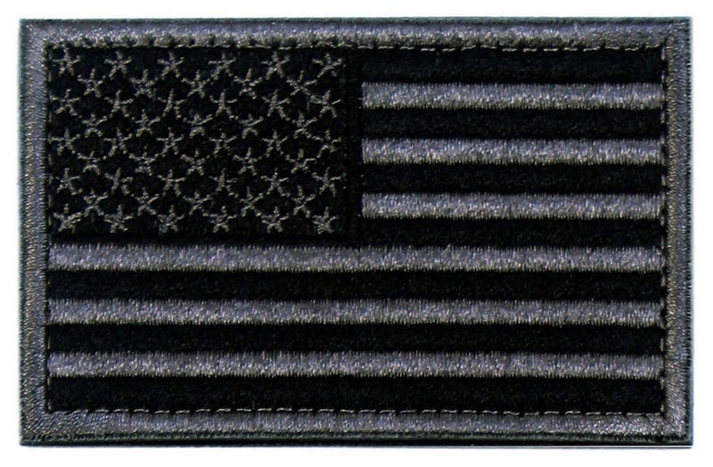 MAXXPRO Tactical Patches of USA US American Flag, with Hook and Loop for Backpacks Caps Hats Jackets Pants, Military Army Uniform Emblems, Size 3x2 Inches - Image 1