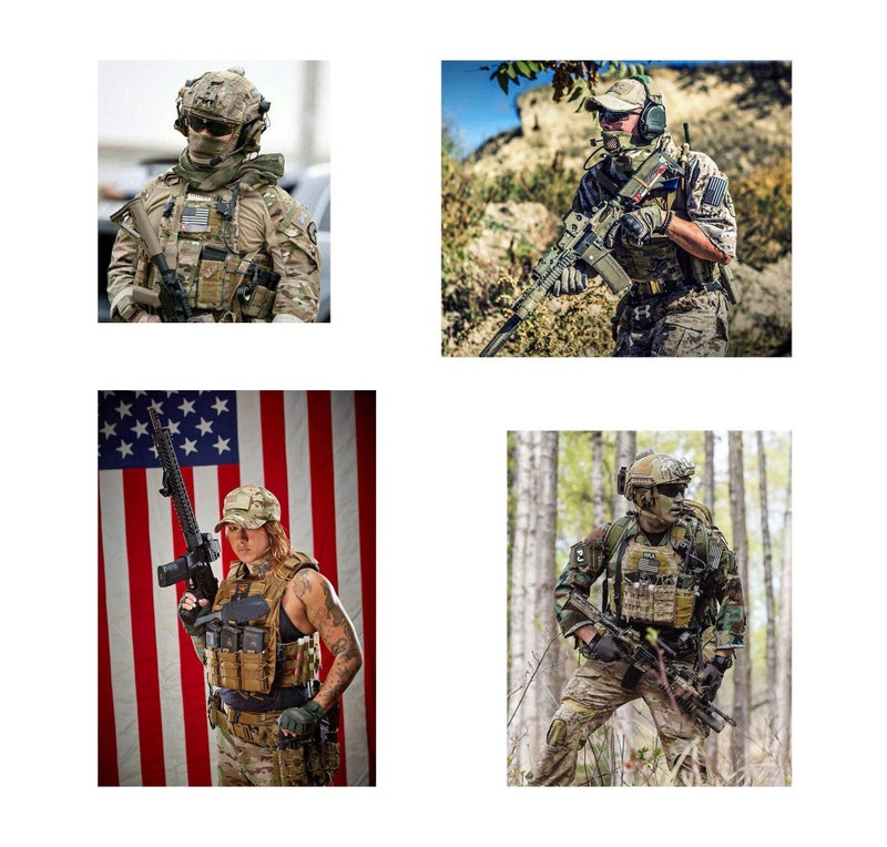 MAXXPRO Tactical Patches of USA US American Flag, with Hook and Loop for Backpacks Caps Hats Jackets Pants, Military Army Uniform Emblems, Size 3x2 Inches - Image 5