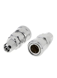 HOSEMART HOSEMART Pneumatic SP20 Pack of 5 Quick Connector 14 BSP Aluminium Air Line Hose Quick Fittings Coupler  - Image 1