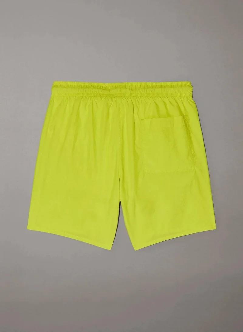 Calvin Klein Jeans Lemonade Yellow Boys Swim Shorts - CK Monogram for Men | Best Price UAE