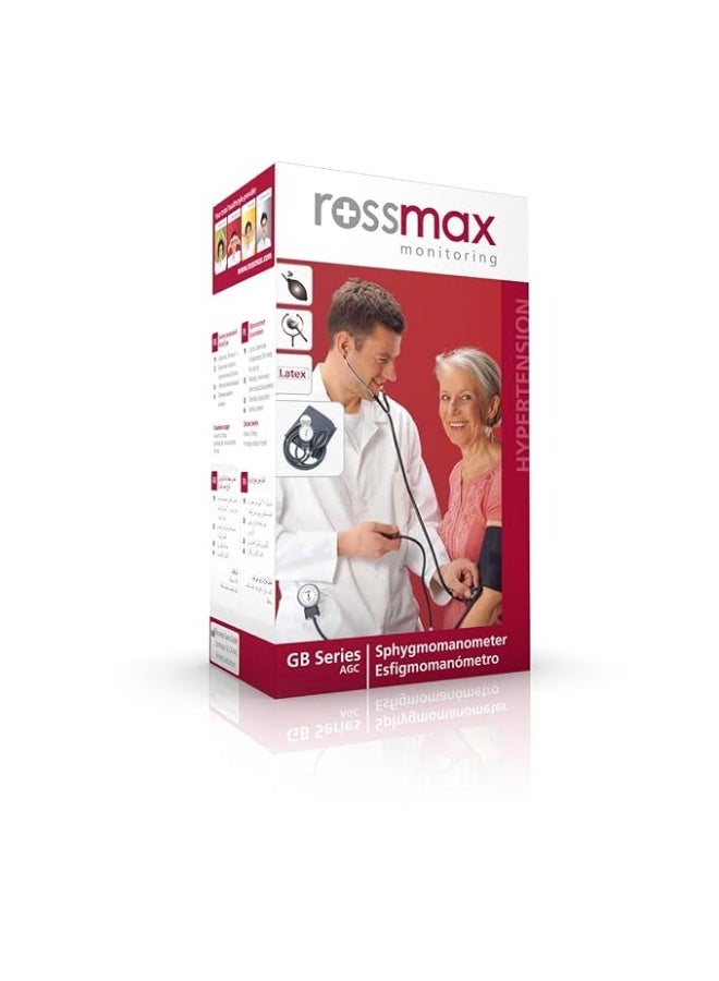 ROSSMAX GB101 BP Monitor Aneroid Sphygmomanometer Arm BP Machine Manual - Image 2