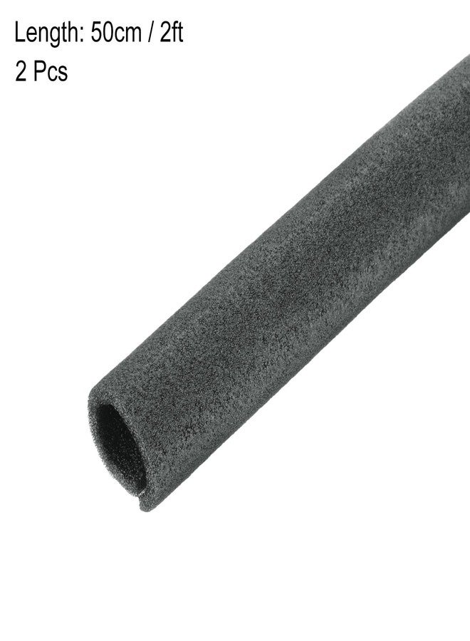 ميكسينيتي MECCANIXITY قطعتين من أنبوب رغوة عزل الأنابيب المنقسمة 25 مم (1 بوصة) القطر الداخلي 35 مم القطر الخارجي 2 قدم حماية من التجمد لأنابيب النحاس، لون أسود - Image 3