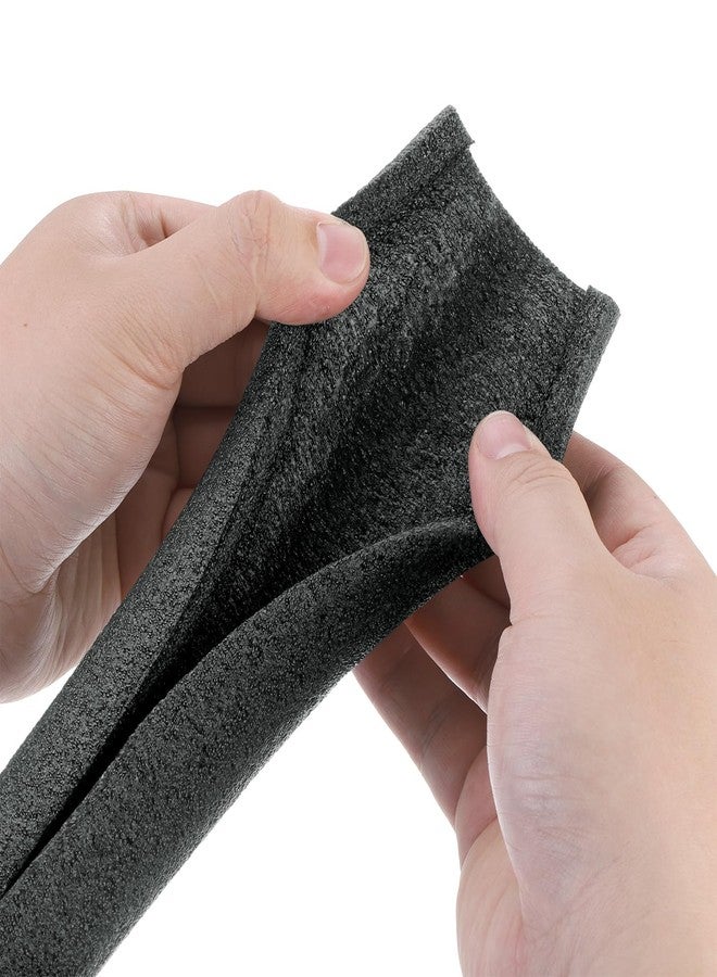 ميكسينيتي MECCANIXITY قطعتين من أنبوب رغوة عزل الأنابيب المنقسمة 25 مم (1 بوصة) القطر الداخلي 35 مم القطر الخارجي 2 قدم حماية من التجمد لأنابيب النحاس، لون أسود - Image 5