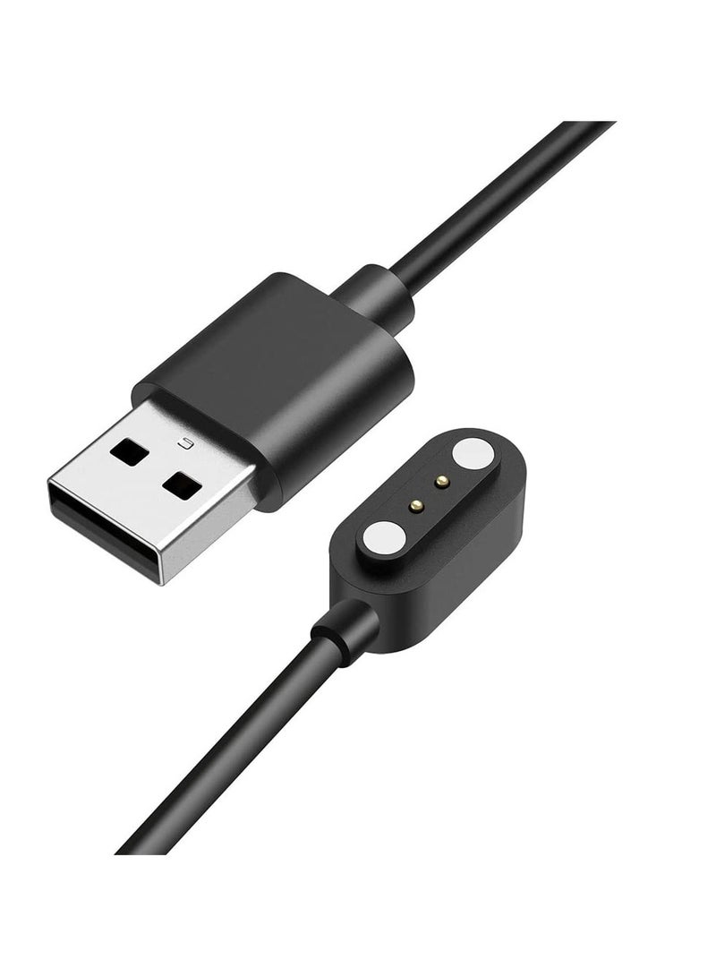 Smart Watch Charger 2 Pin Magnetic Smart Watch Charging Cable Compatible for VeryFitPro SW023 ID205L SW021 ID205U ID205S SW025 Uwatch 3 - Image 1