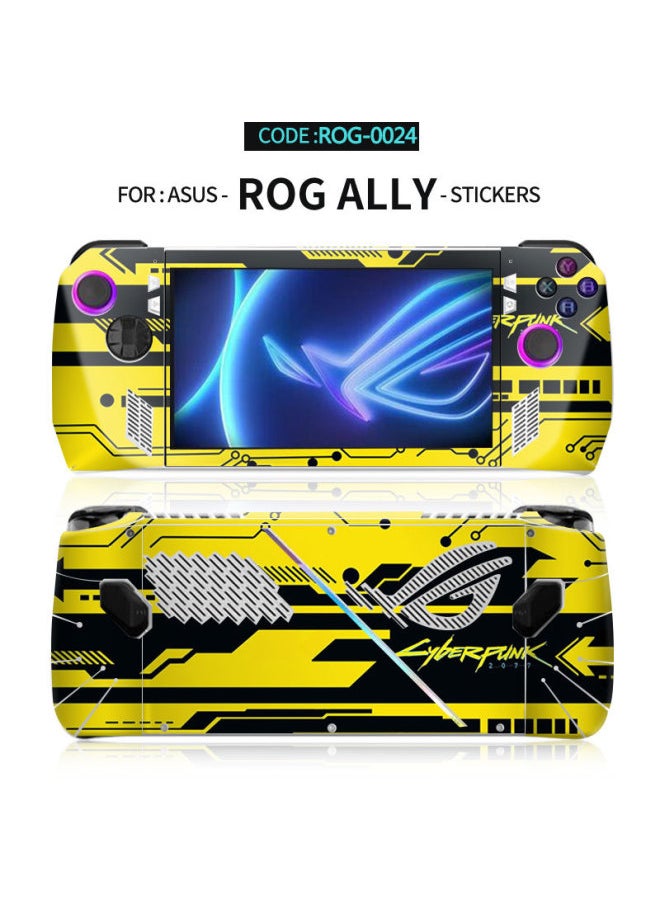 Applicable To Game Machine Stickers Rog Ally Handheld Film Protective Cover Color Changing Accessories Gundam Game Scratch-resistant-Color:Gallery Pattern (order Note Pattern Number)