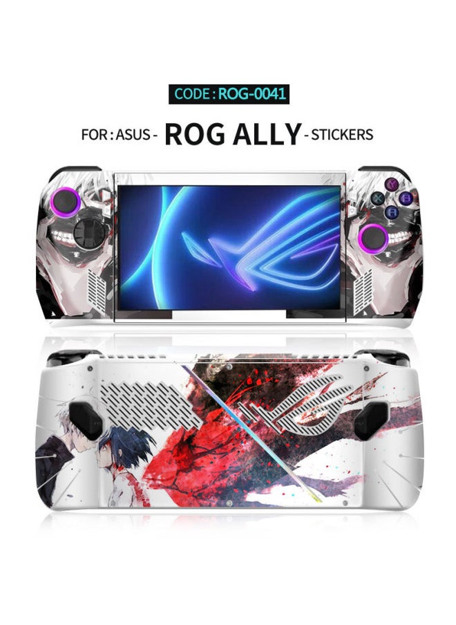 Applicable To Game Machine Stickers Rog Ally Handheld Film Protective Cover Color Changing Accessories Gundam Game Scratch-resistant-Color:Gallery Pattern (order Note Pattern Number)