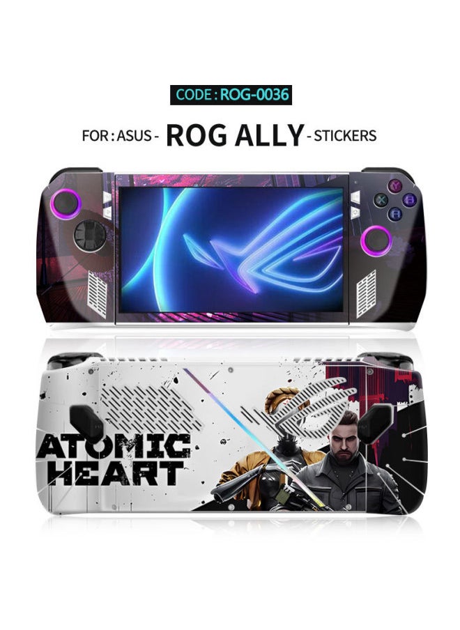 Applicable To Game Machine Stickers Rog Ally Handheld Film Protective Cover Color Changing Accessories Gundam Game Scratch-resistant-Color:Gallery Pattern (order Note Pattern Number)