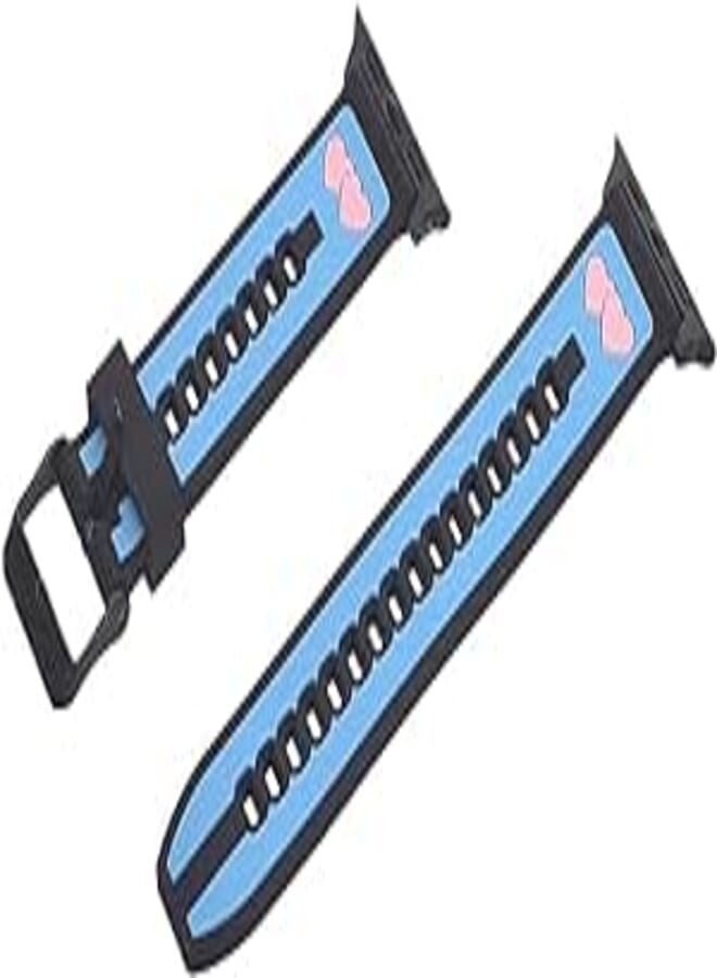 Generic Silicone Adjustable And Expandable Watch Strap With Youthful Design For Unisex Compatible With Smart Watches 38/40/41MM - Multi Color