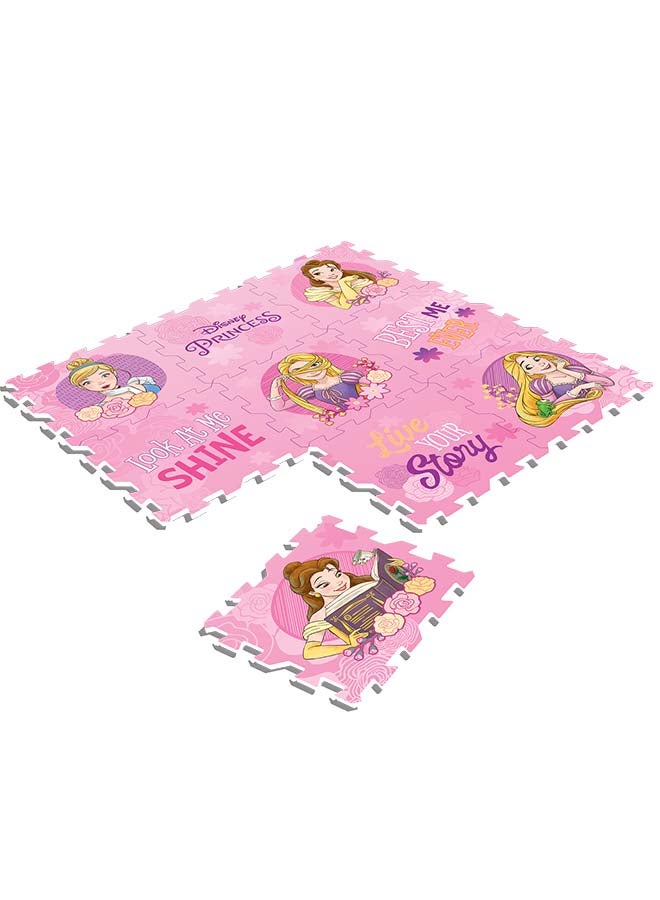 Princess Interlocking EVA Mat – Cushioned Puzzle Mat with Princess-Themed Designs for Imaginative Play (Age 2+)