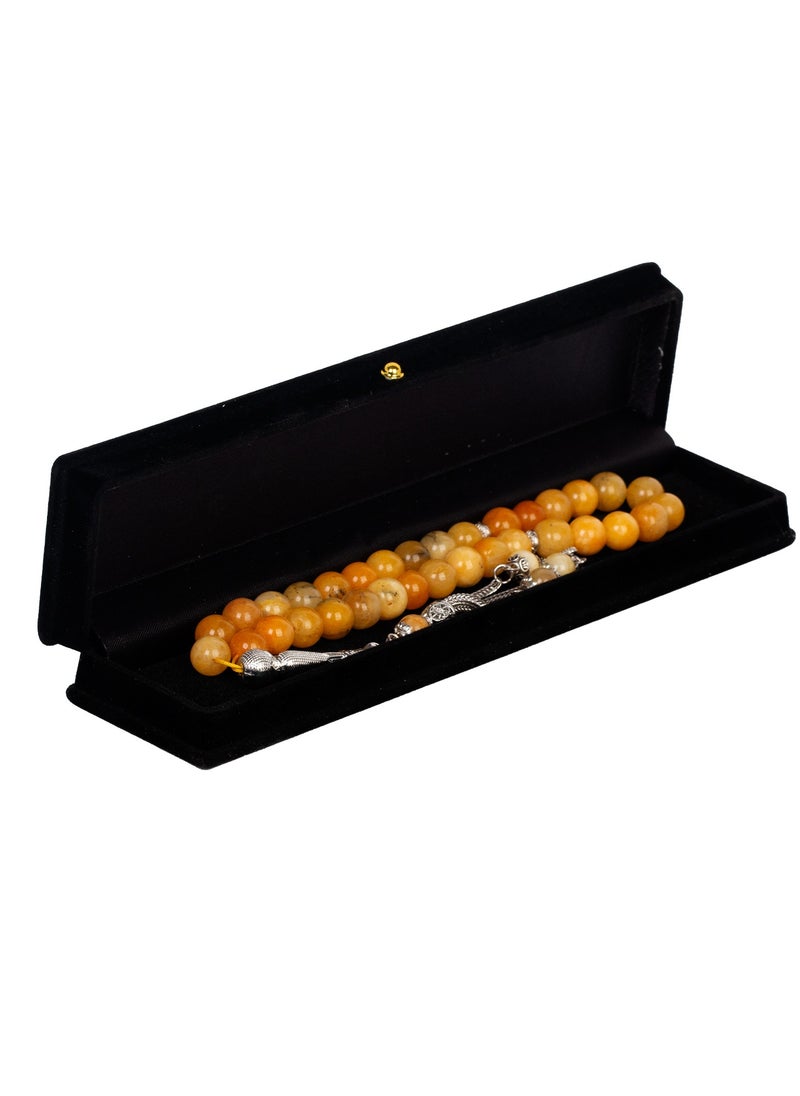 RS - Yellow kyanite stone rosary 10ml - Image 1